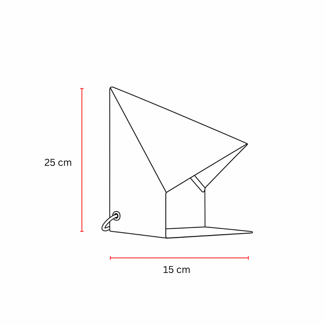 Fold Prism Table Lamp - Tangerine