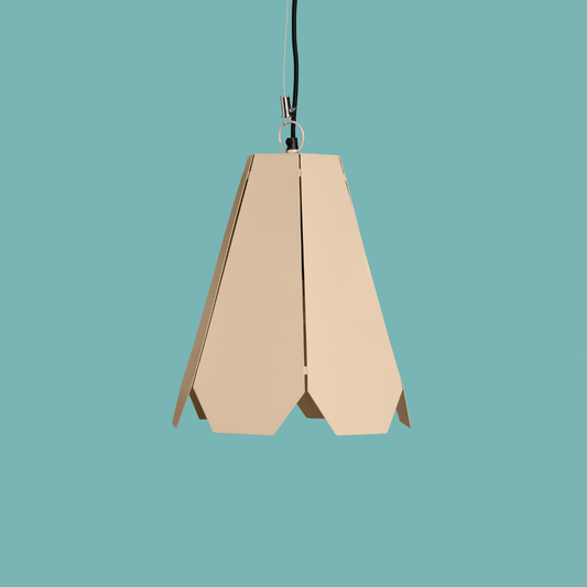 Fold Hexa Pendant Lamp - Beige