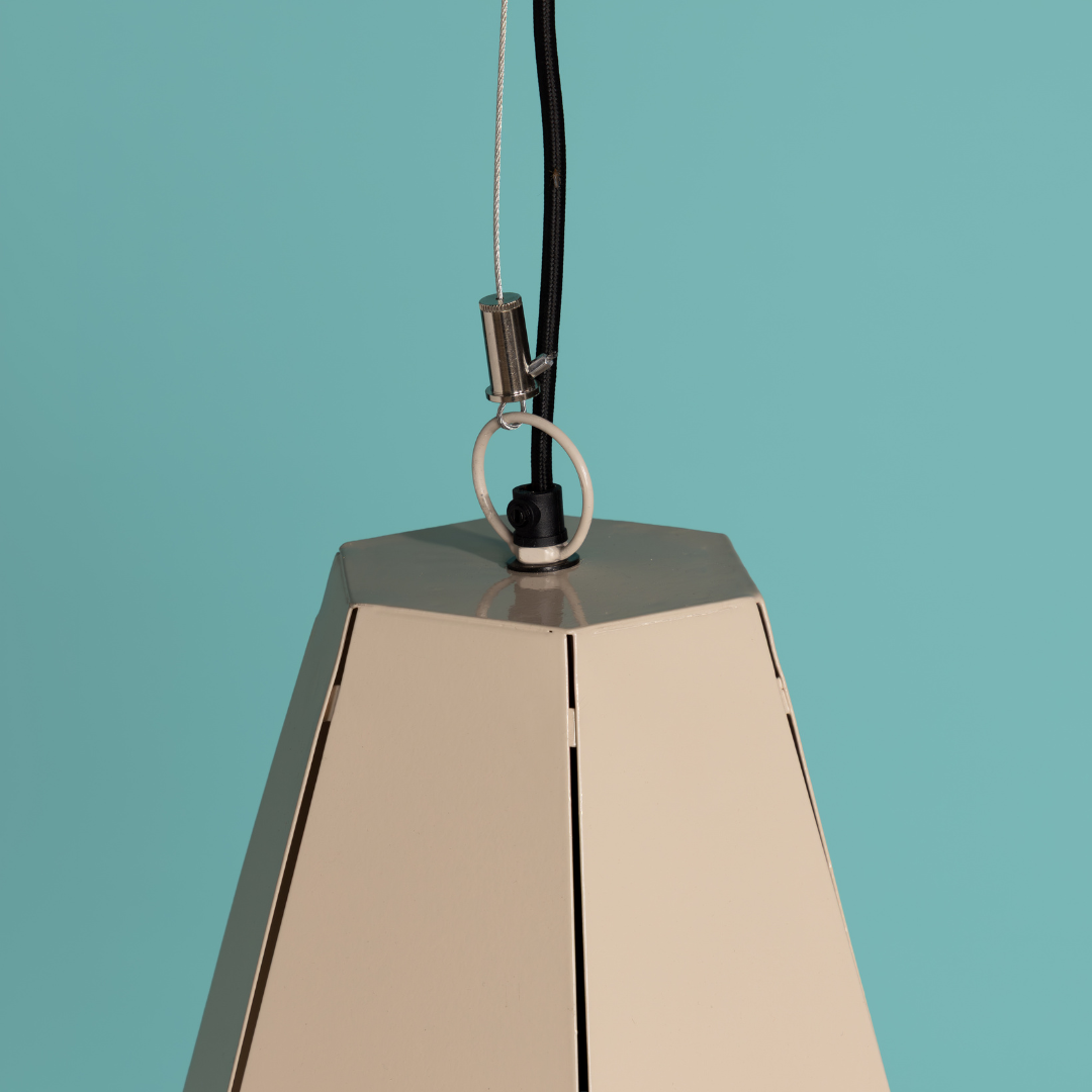 Fold Hexa Pendant Lamp - Beige