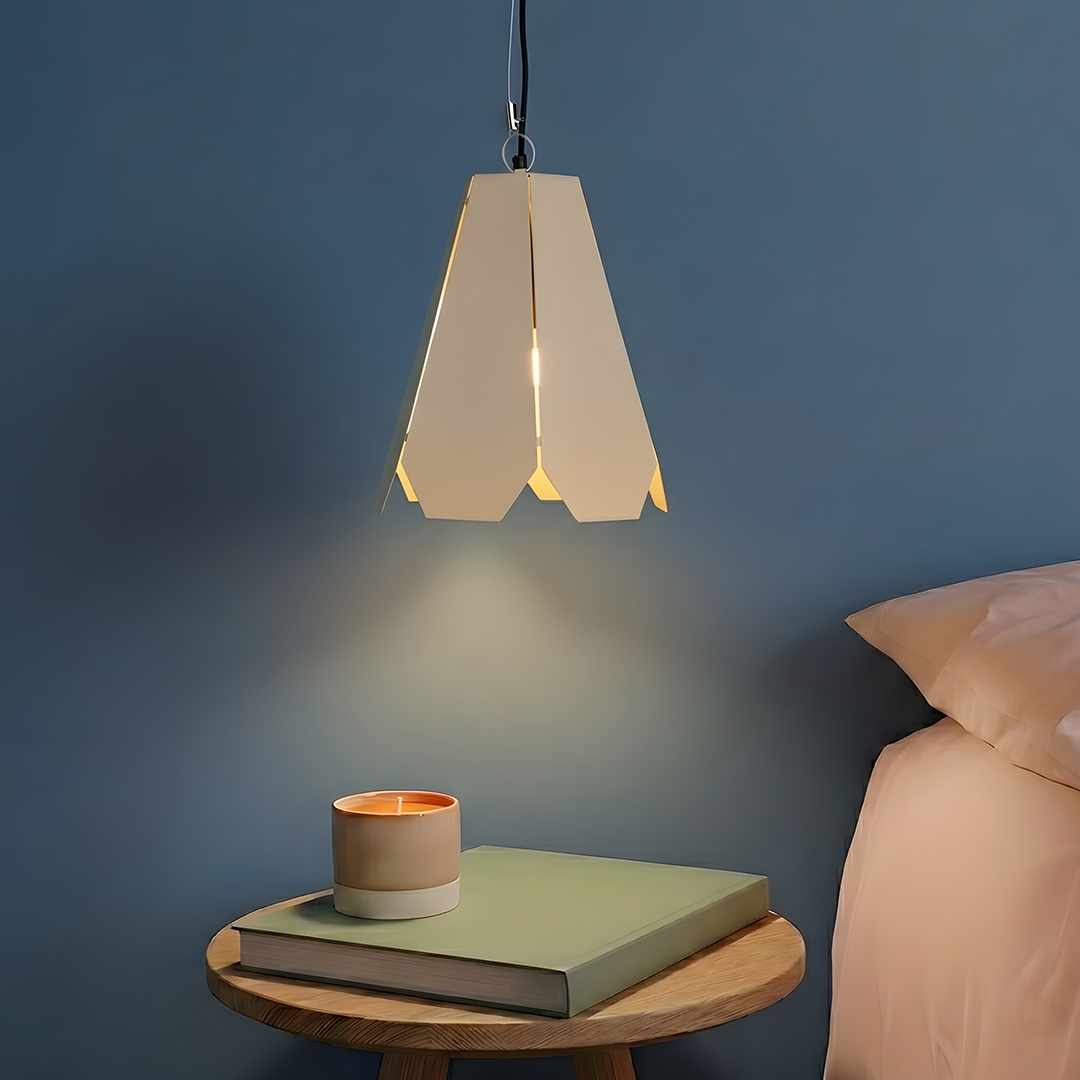 Fold Hexa Pendant Lamp - Beige