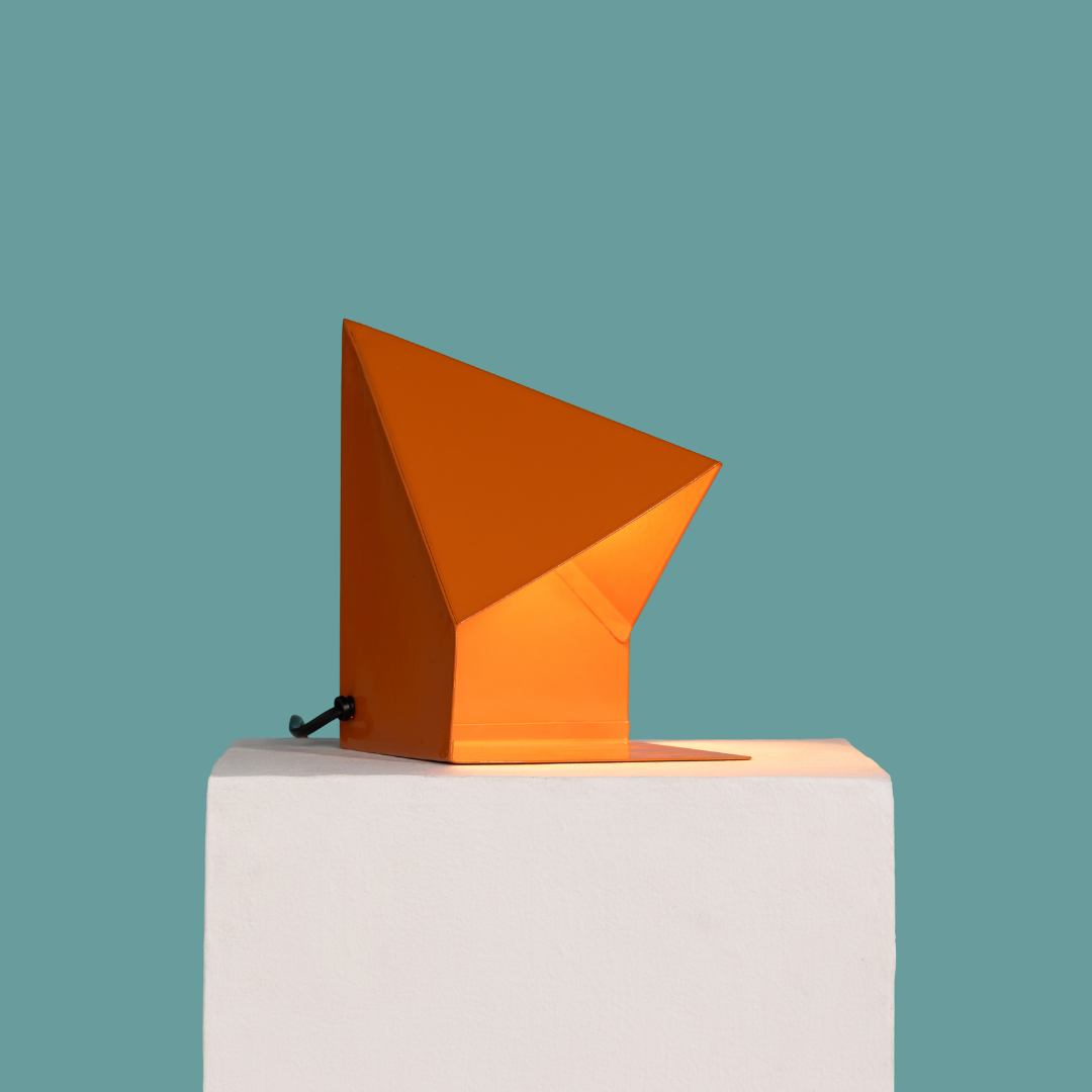 Fold Prism Table Lamp - Tangerine