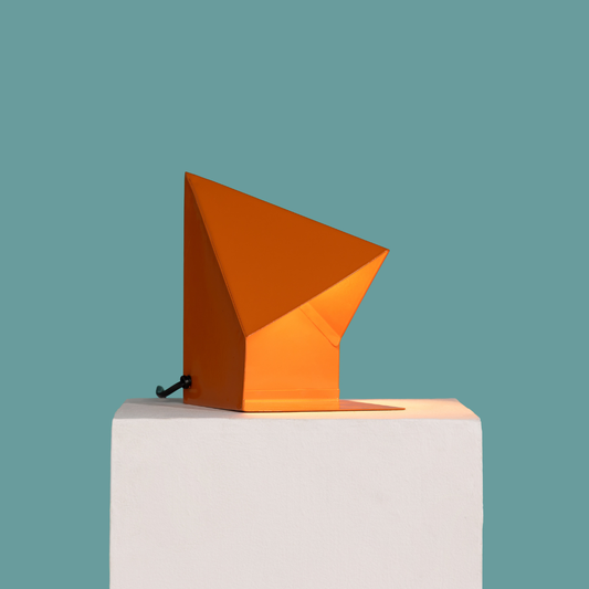 Fold Prism Table Lamp - Tangerine