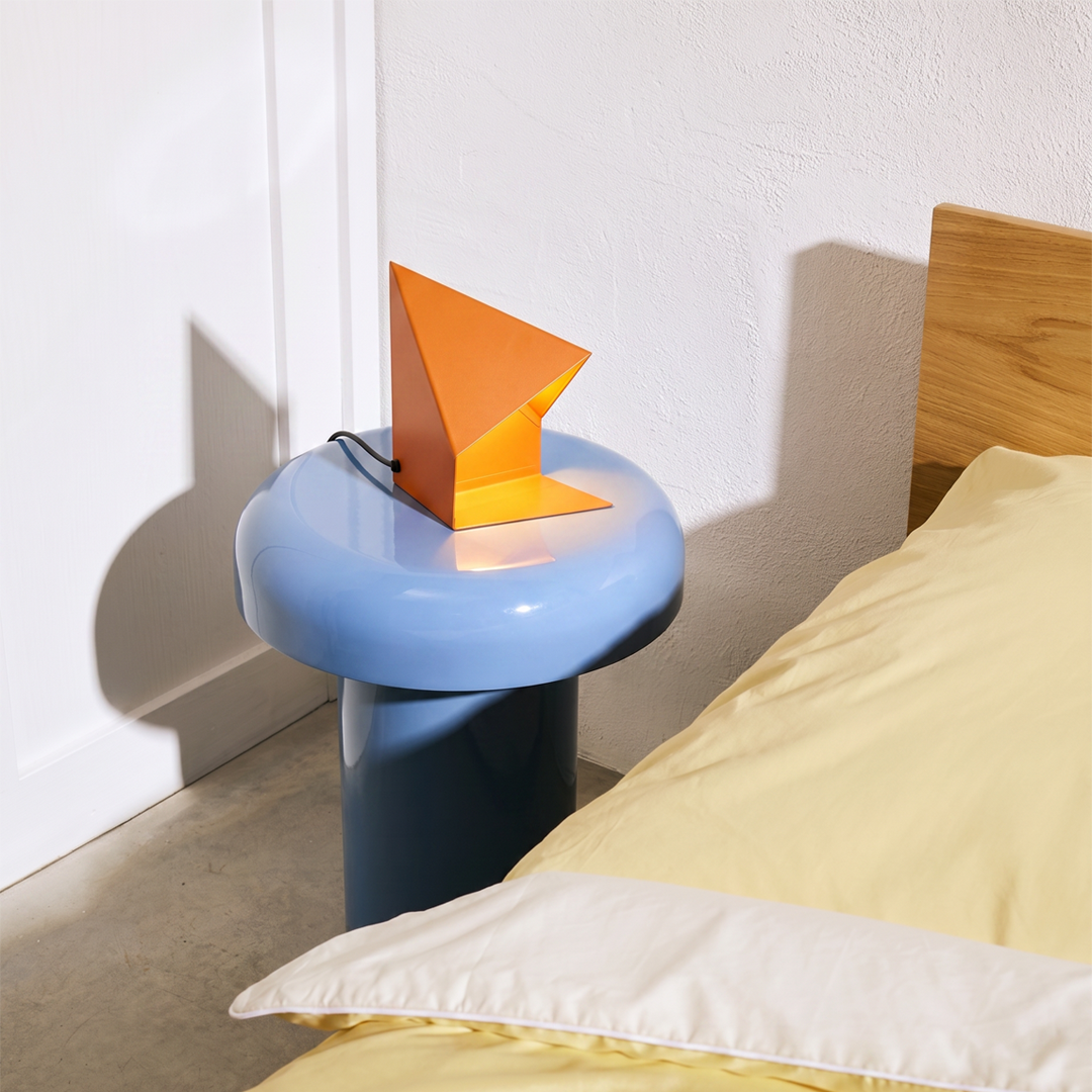 Fold Prism Table Lamp - Tangerine